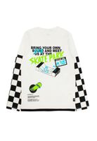 Polera junior niño doble manga liberty 328