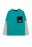 Polera kids niño doble manga move 234b