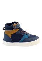 Zapatilla urbana caña velcro elastico a caminar niño 871b