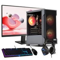 PC GAMER + MONITOR 24 + Perif: AMD RYZEN 5 9600X 32Gb DDR5 1Tb Radeon Graphics