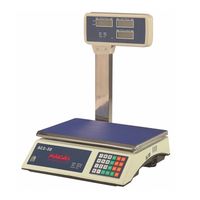 Balanza Electronica 30 Kg. c/Panel Lateral