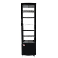 Vitrina Pastelera Vertical Negra 288 lts.