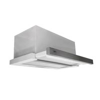 Campana Retractil Gris 60 cm, 3 velocidades