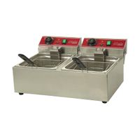 Freidora eléctrica 2 depósitos