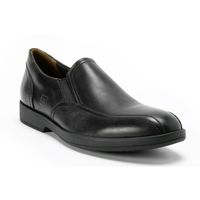 ZAPATOS HOMBRE CUERO SLIP-ON 24 FLEX BLISSER-3-06-NEGRO