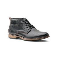 BOTINES HOMBRE DE CUERO YORK-6-47-NEGRO