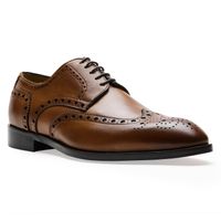 ZAPATOS HOMBRE FORMALES SUELA CUERO MAGNO SENATO-0-03 BRANDY