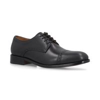 ZAPATOS HOMBRE SUELA CUERO FINTOWN-0-02 NEGRO