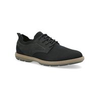 ZAPATOS HOMBRE CUERO Y TEXTIL TEJIDO DOZZA-0-19 NEGRO