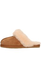 Pantufla De Cuero Clem-2-01-Camel A