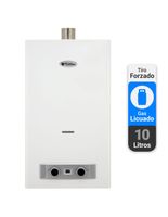Calefont Tiro Forzado, 10 litros, Gas Licuado