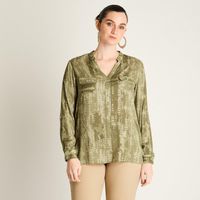 Blusa Manga Larga Verde