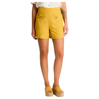Bermuda Mostaza Corto No Elasticado Calce Normal