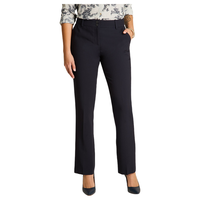 Pantalon Formal Azul Tiro Medio