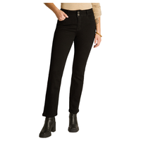 Jeans Negro Elasticidad Media Sin Forro Calce Normal Tela Denim