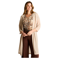 Tapado Beige Largo 3/4