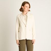 Blazer Arena con Forro y Puño Interior Estampado