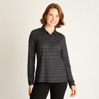 Polera Negra Estampada