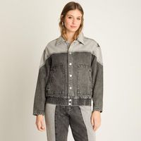 Casaca Mezclilla Gris