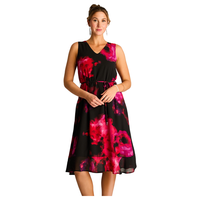 Vestido Midi Estampado Fiesta Floral