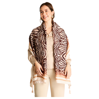 Pañuelo Beige Estampado