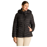 Parka Corta con Gorro Desmontable Diseño Quilted