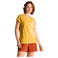 Polera Mostaza Manga Corta Calce Normal