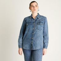 Chaqueta Lyocell Azul