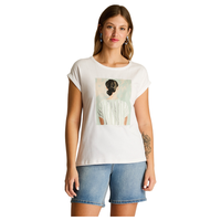 Polera Blanco Manga Corta Calce Normal