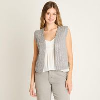 Tapado Gris Sin Mangas