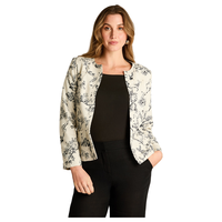 Casaca Estampada Negra