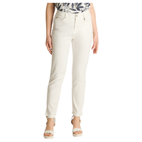 Jeans Crudo Fit Slim Tiro Medio