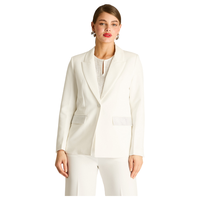 Blazer Crudo de Fiesta con Forro