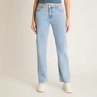 Jeans Celeste Corte Semi Flare