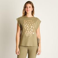 Polera Oliva Manga Corta