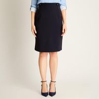 Falda Azul Midi