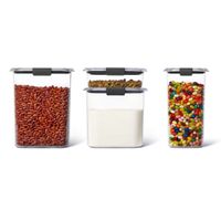 Set 4 Contenedor de Alimentos Brilliance 760 ml, 1.5 Lt, 2.8 Lt y 3.7 Lt