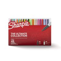 Caja 45 Marcadores Sharpie Punta Fina Y Ultra Fina