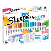 Caja 24 Destacadores Pastel Sharpie S Note