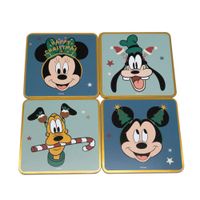 Set 4 Posavasos Navidad Disney