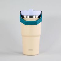 BOTELLA INSULADA CON MANGO 590ML FLASK KEEP NUDE