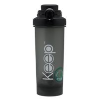Botella Sport Shaker 700ml keep -NEGRO