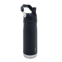 BOTELLA INSULADA CON MANGO 65O ML KEEP - NEGRO