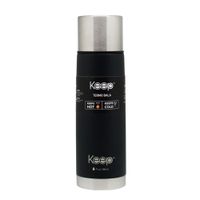 Termo Bala 0.5L Rubber keep NEGRO