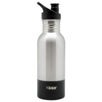 Botella Metalica 600ml keep -NEGRO