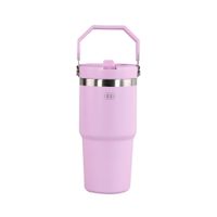 BOTELLA INSULADA CON MANGO 590ML KEEP ROSADO