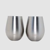 Set 2 Vasos Cocktail Metalicos 500ml Wayu