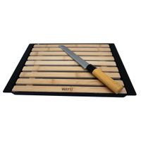 Set Tabla + Cuchillo Para Pan Wayu