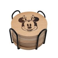 Set 6 Posavasos Madera Navidad-Disney Classic