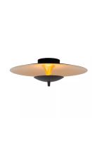 LAMPARA DE TECHO VULCAN NEGRO Ø35 CM LED DIMEABLE CALIDO